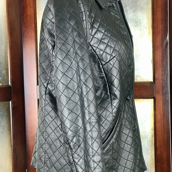 Siena Quilted Leather Jacket - Picture 2 of 8